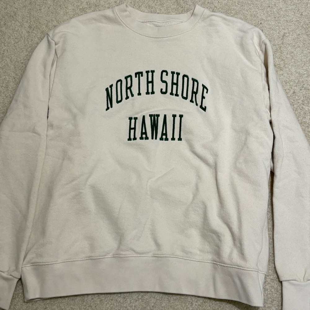 Brandy Melville Oversized North Shore Hawaii Sweatshirt